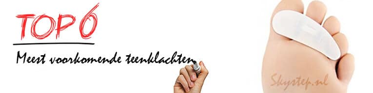 Top 6 meest voorkomende teenklachten Top 6 meest voorkomende teenklachten